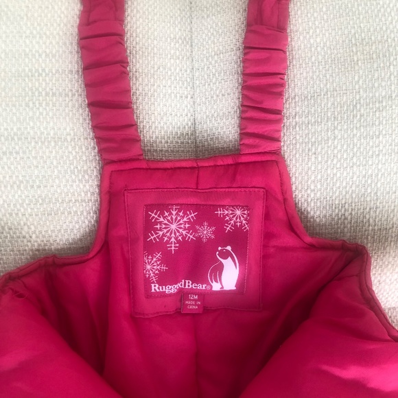 Snow Pants 12 months Girl - Rugged Bear - Picture 3 of 5